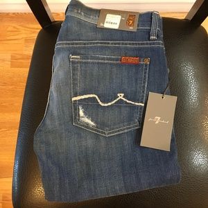 7 For All Mankind Ladies Jeans - Straight Leg (27)